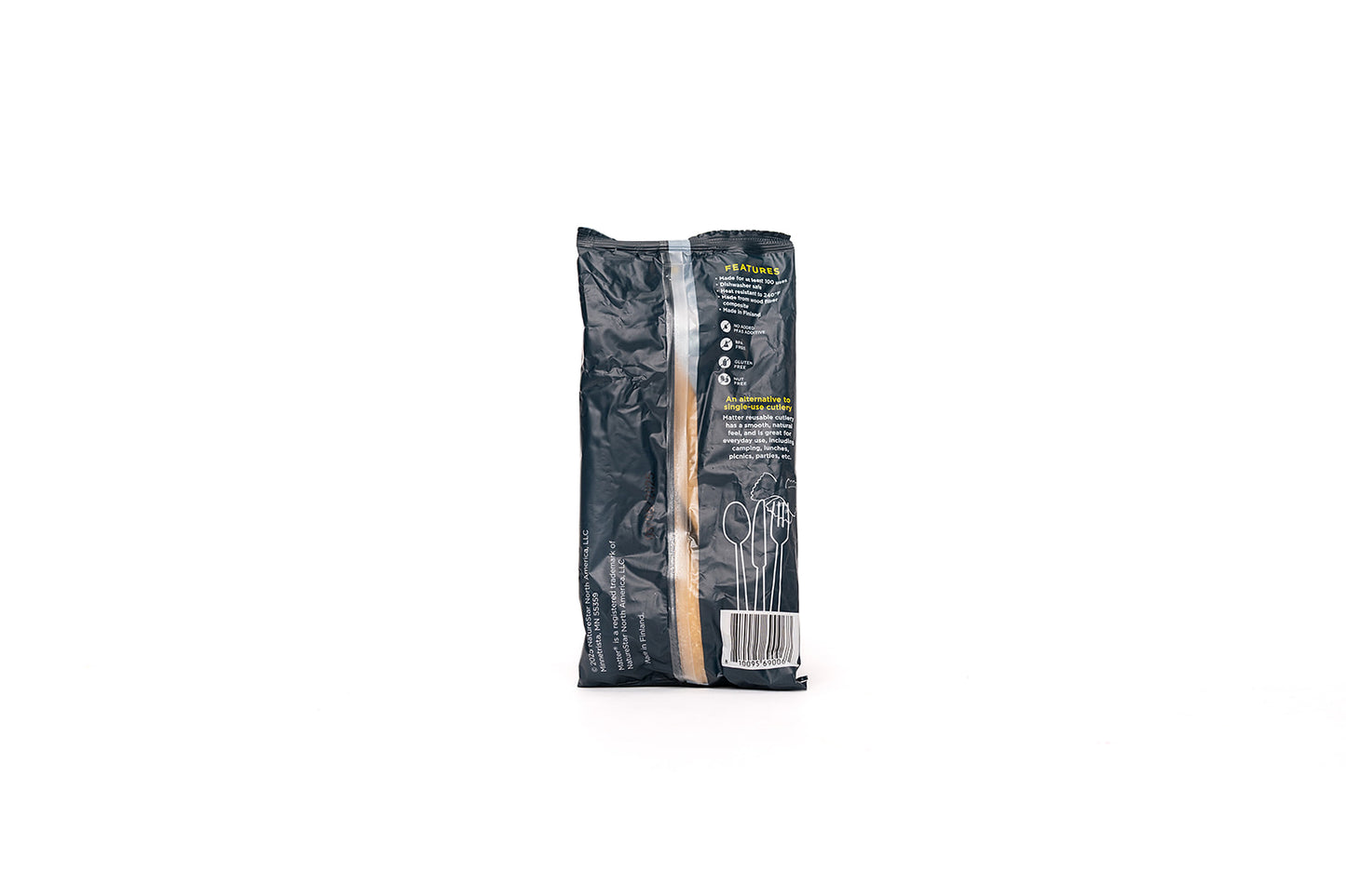 Matter Reusable Cutlery - Assorted Pack 4-Forks/4-Spoons/4-Knives - 12 Count