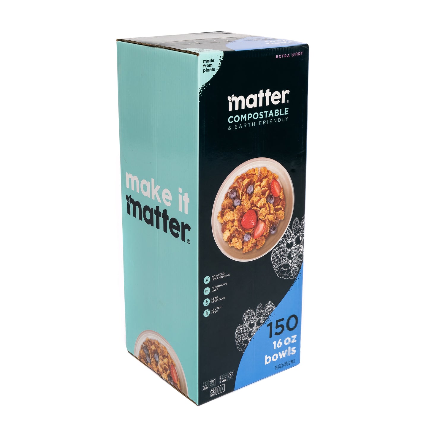 Matter Compostable 16oz Bowls - 150 Count