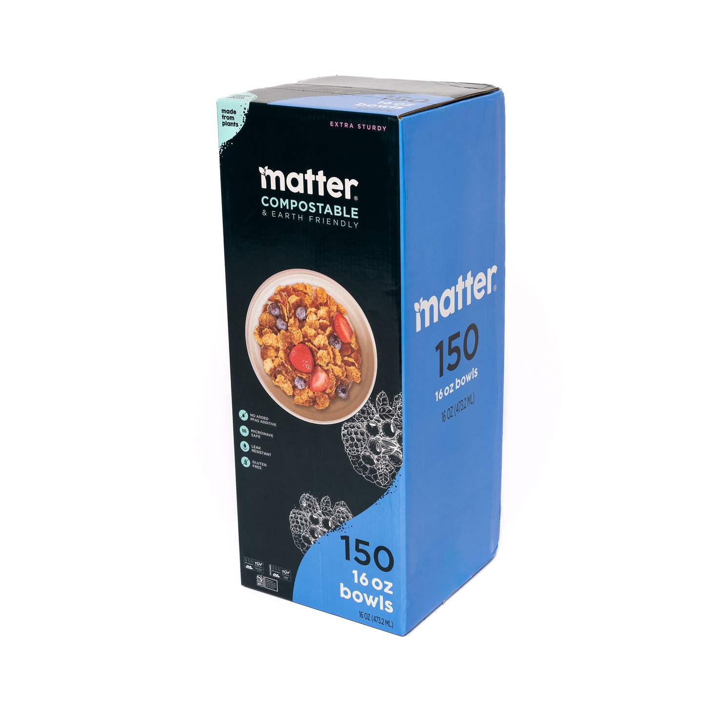 Matter Compostable 16oz Bowls - 150 Count