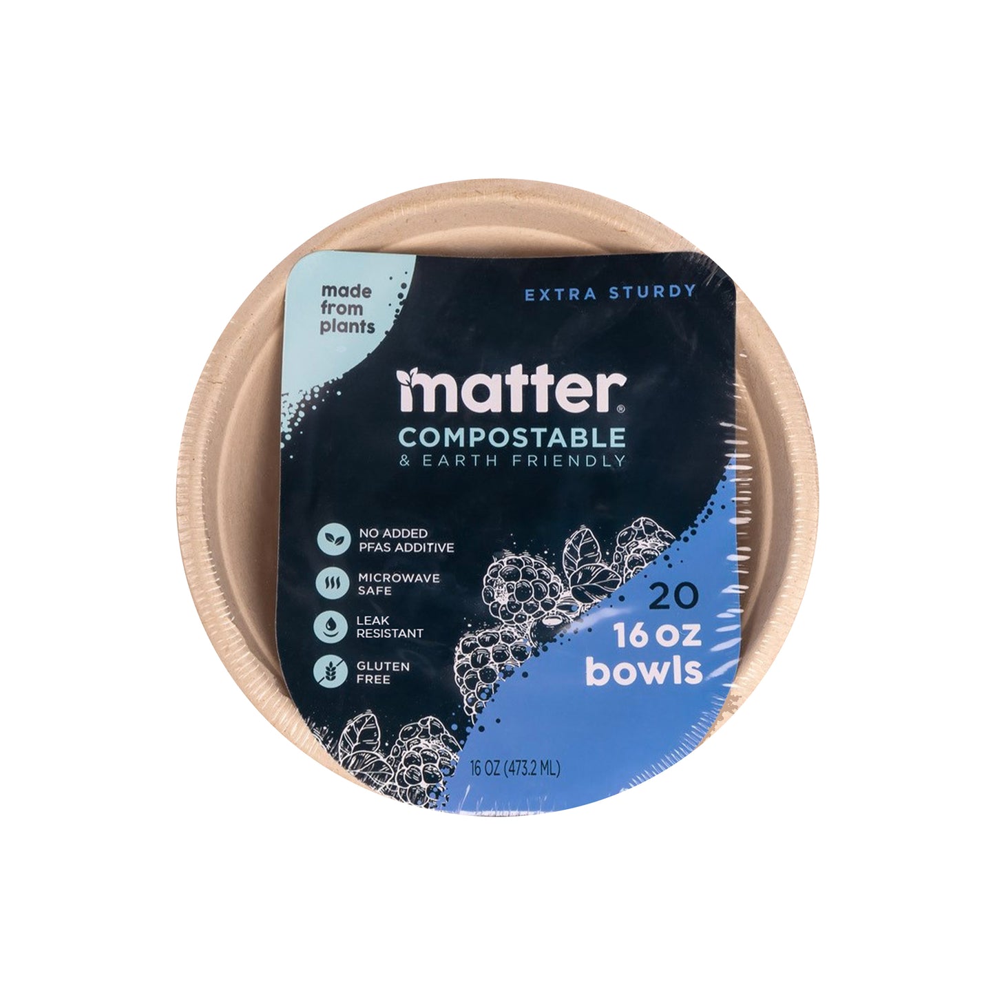 Matter Compostable 16oz Bowls - 4 Pack