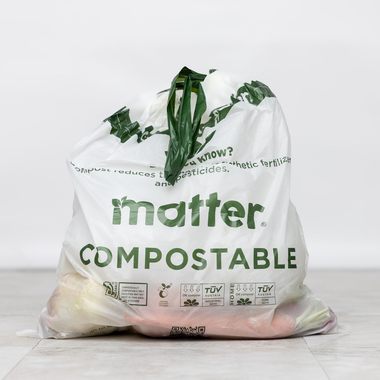 Matter Compostable Food Scrap 3-Gallon Bags - 25 Count