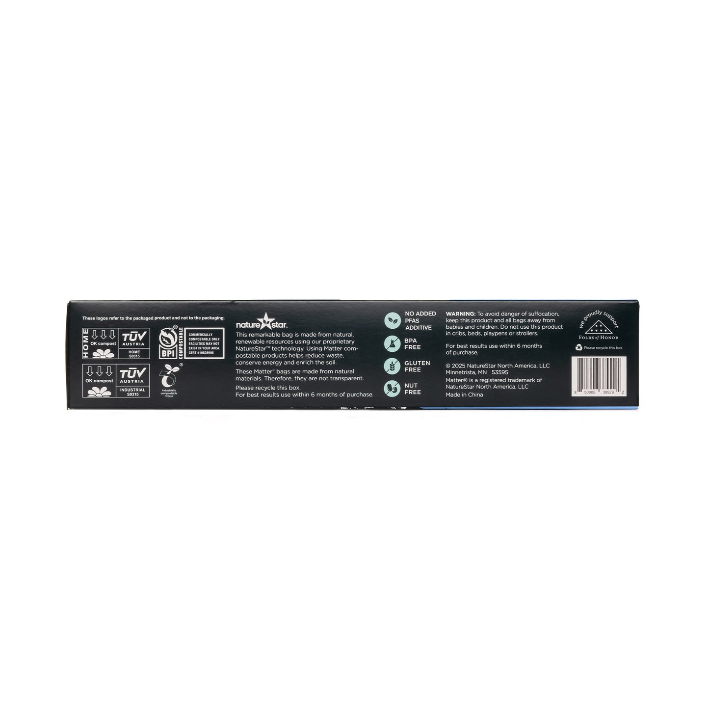 Matter Compostable Gallon Freezer Bags - 15 Count - 3 Pack