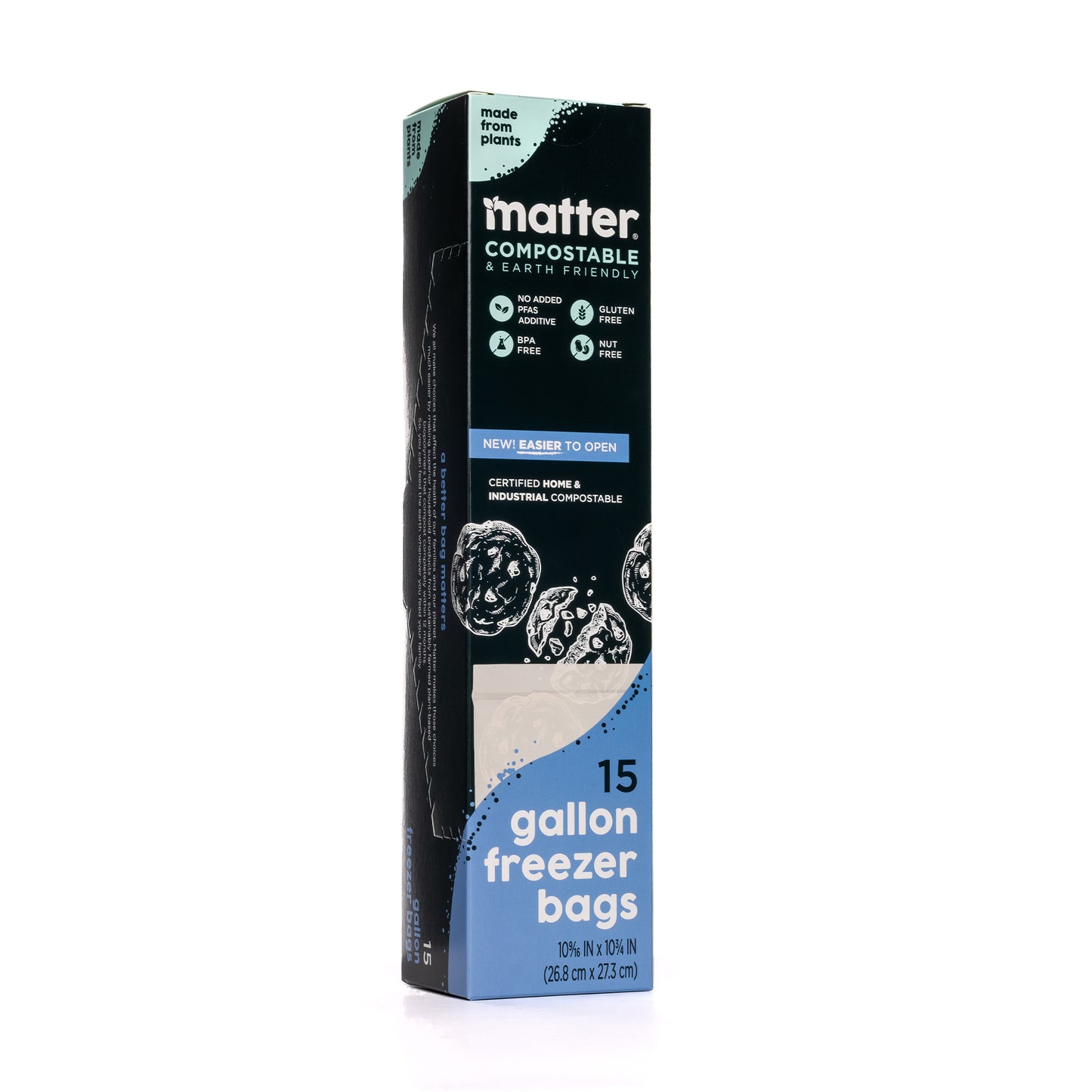 Matter Compostable Gallon Freezer Bags - 15 Count - 3 Pack
