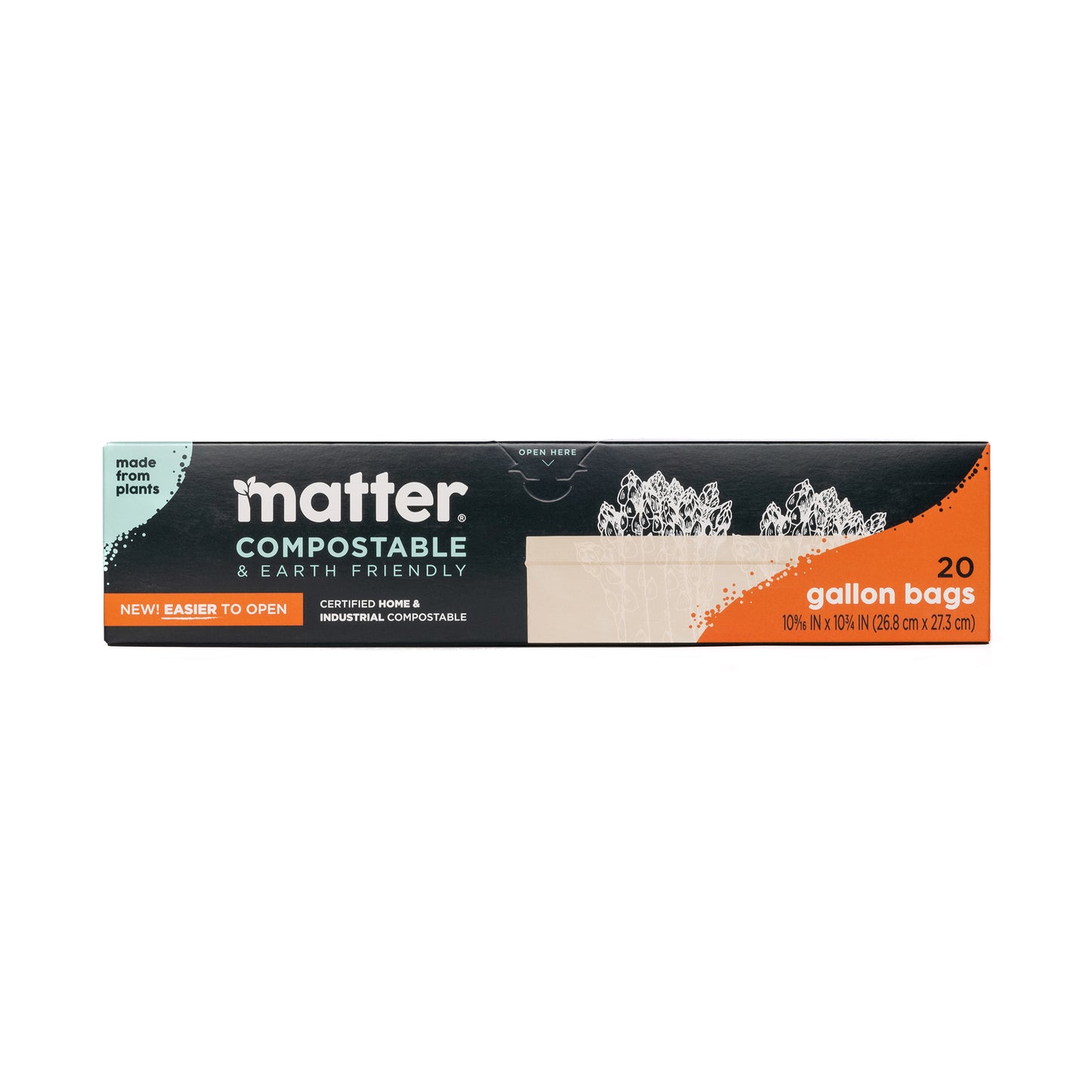 Matter Compostable Gallon Bags - 20 Count - 3 Pack