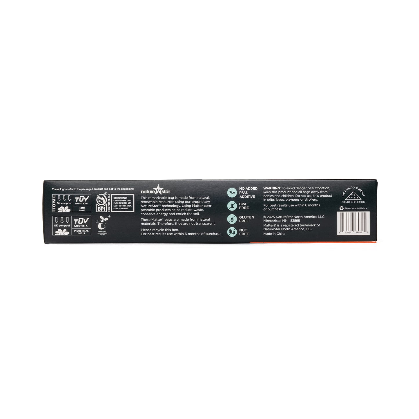 Matter Compostable Gallon Bags - 20 Count - 3 Pack