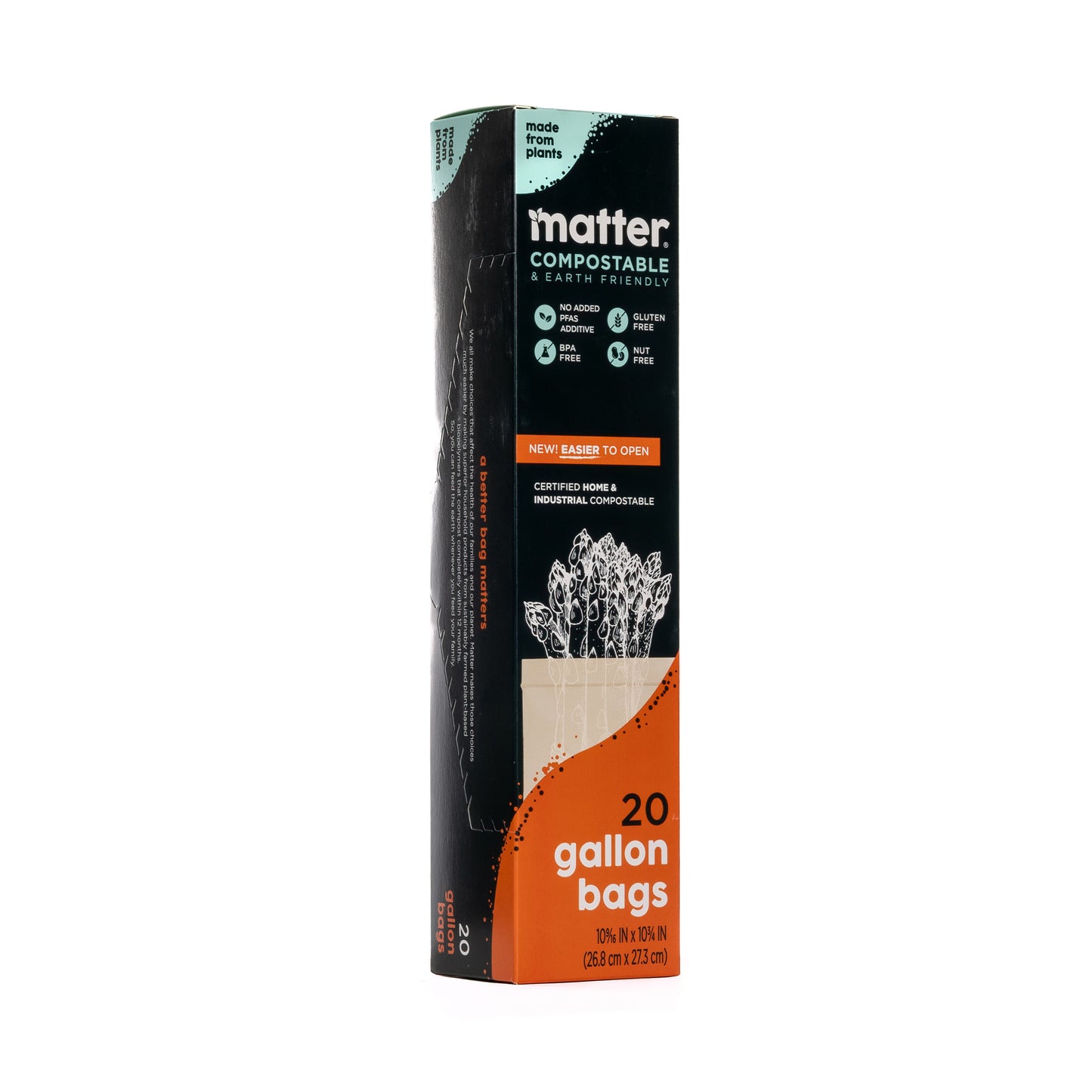 Matter Compostable Gallon Bags - 20 Count - 3 Pack