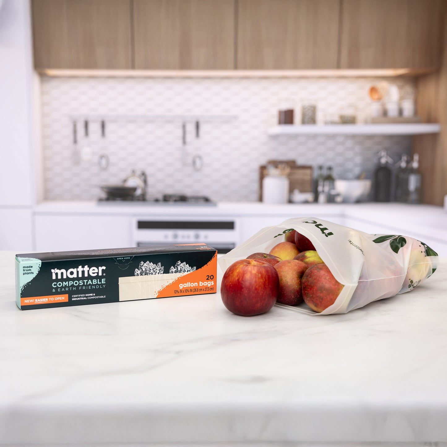Matter Compostable Gallon Bags - 20 Count - 3 Pack