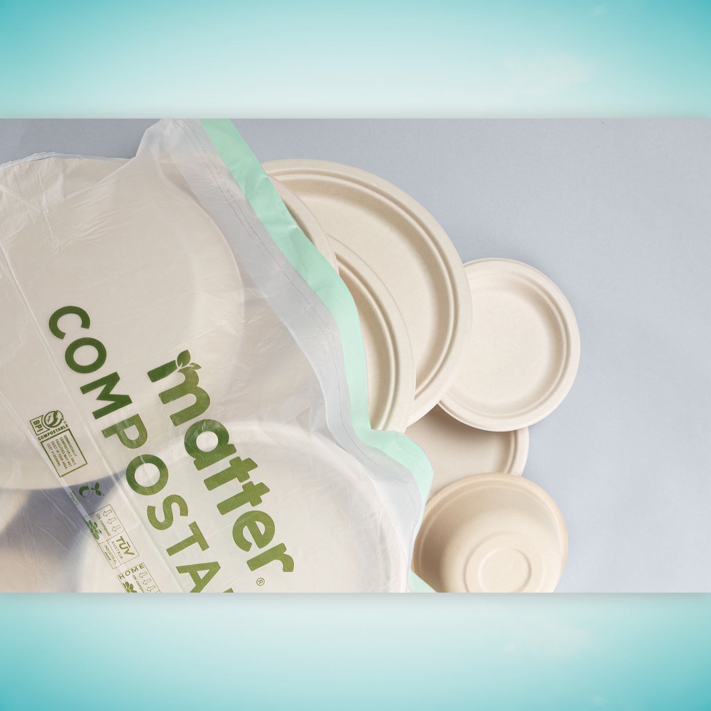 Matter Compostable Universal Tall Kitchen 13-Gallon Bags - 4 Pack