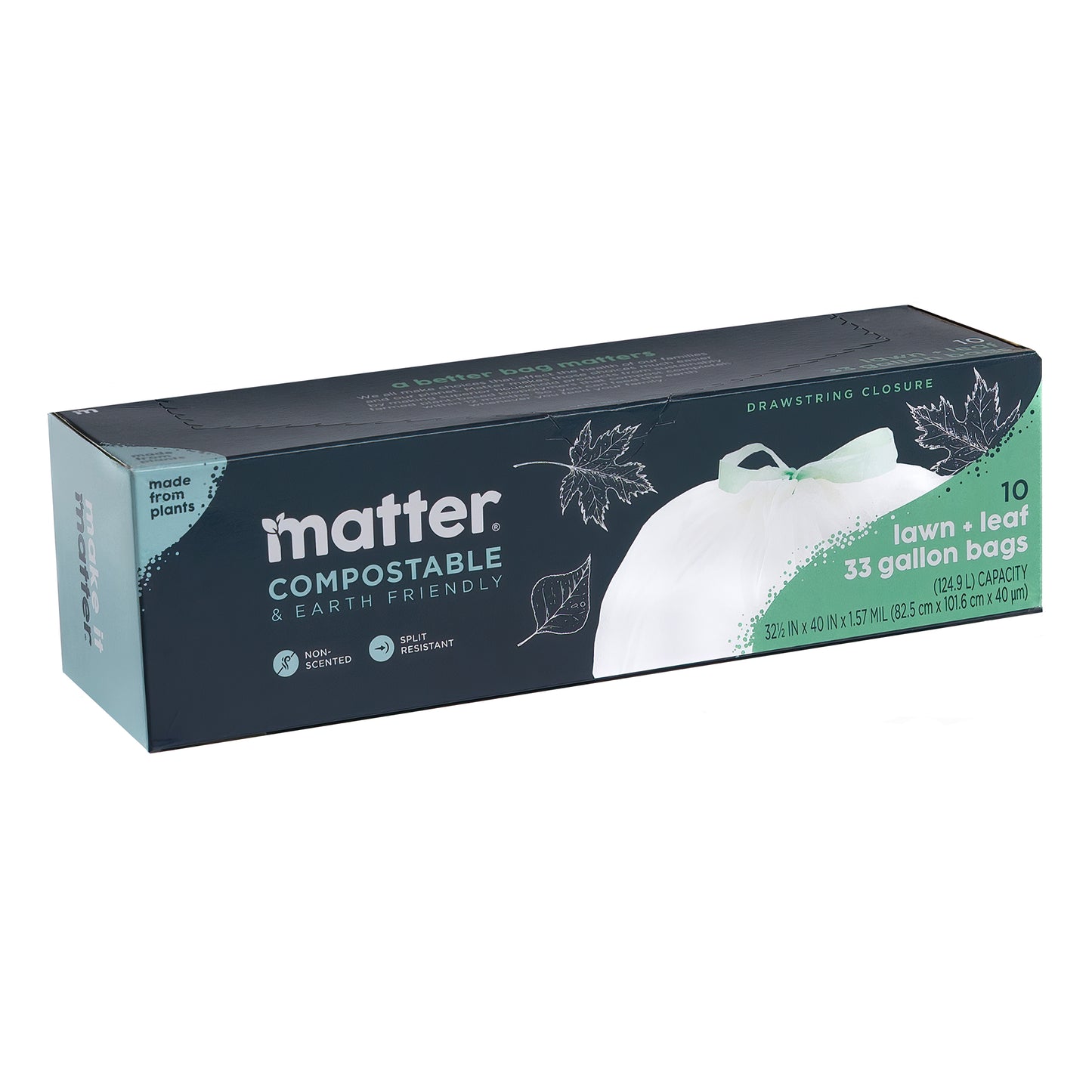 Matter Compostable Lawn & Leaf 33-Gallon Bags - 2 Pack