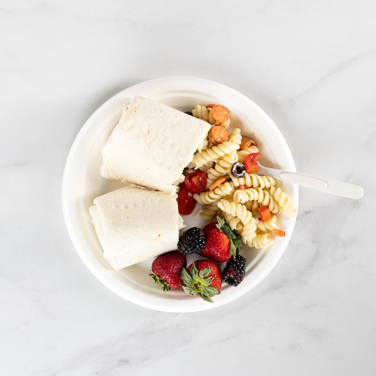 Matter Compostable 9-Inch White Plates - 20 Count