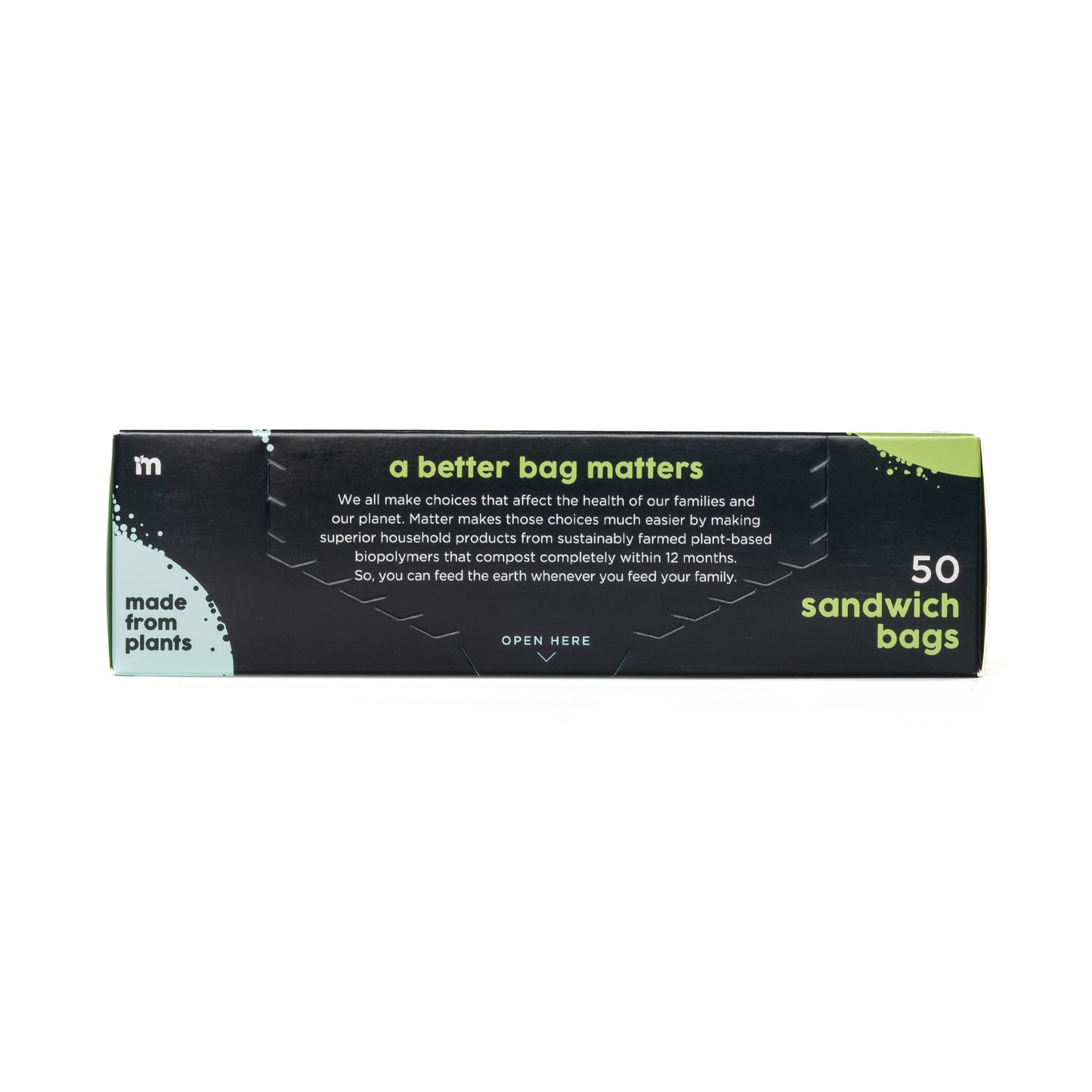 Matter Compostable Sandwich Bags - 50 Count