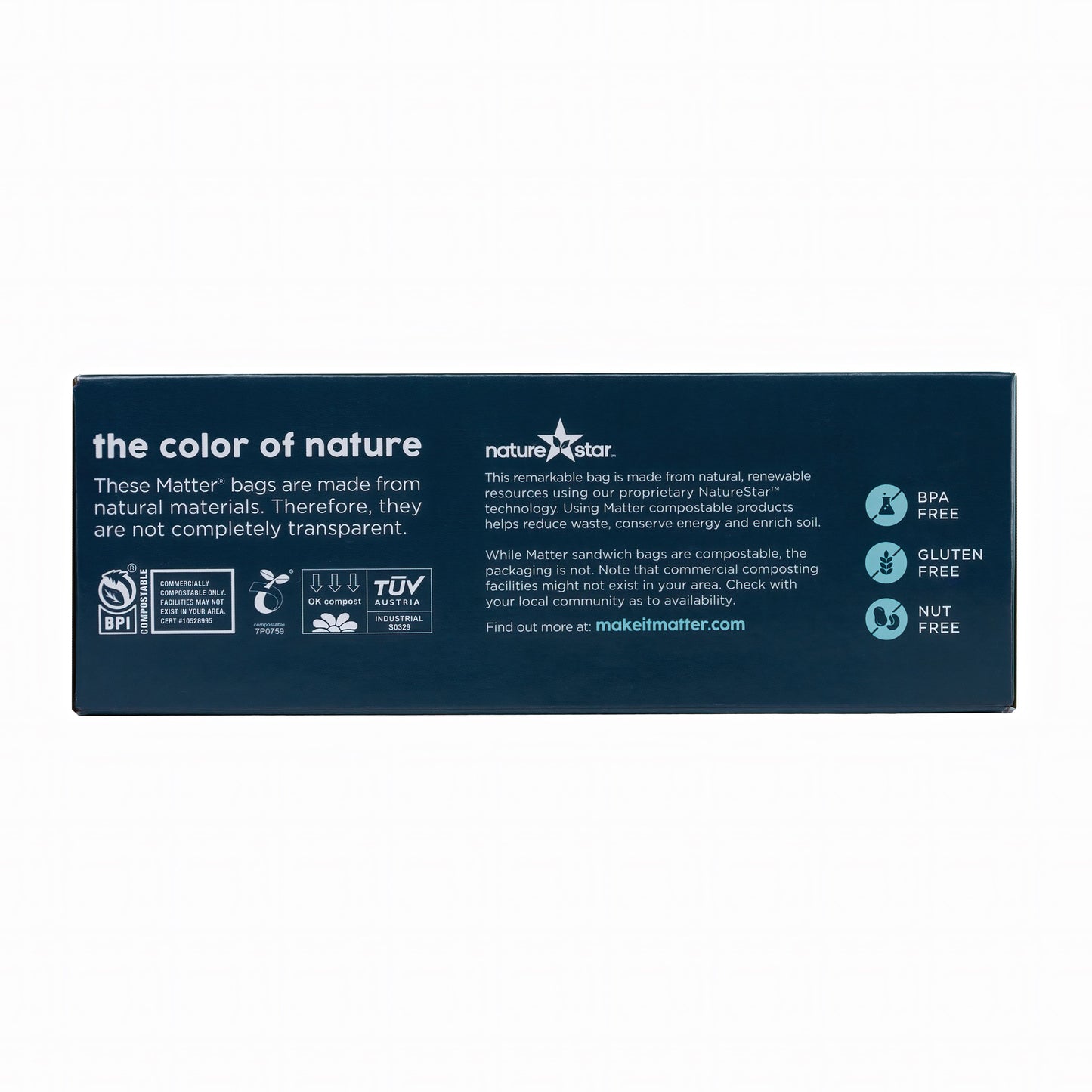 Matter Compostable Sandwich Bags - 3 Pack