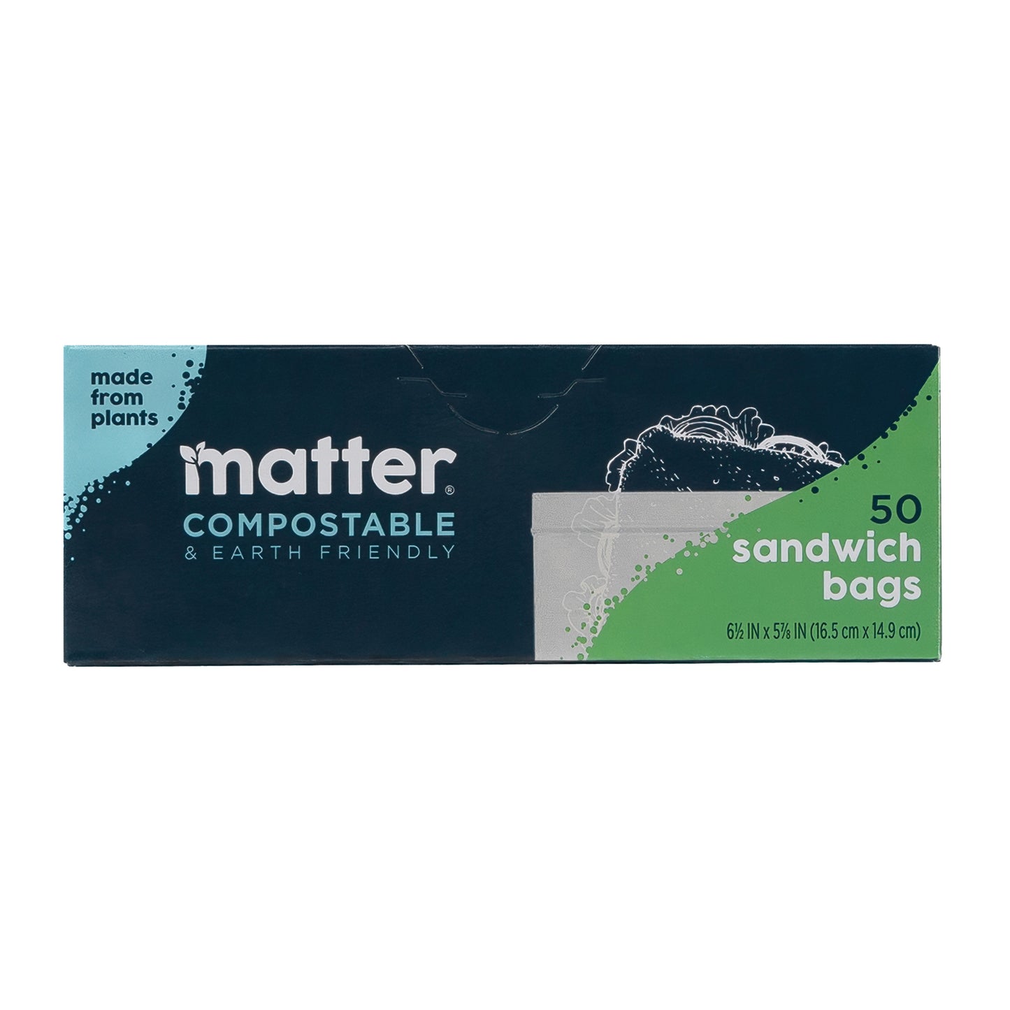 Matter Compostable Sandwich Bags - 3 Pack