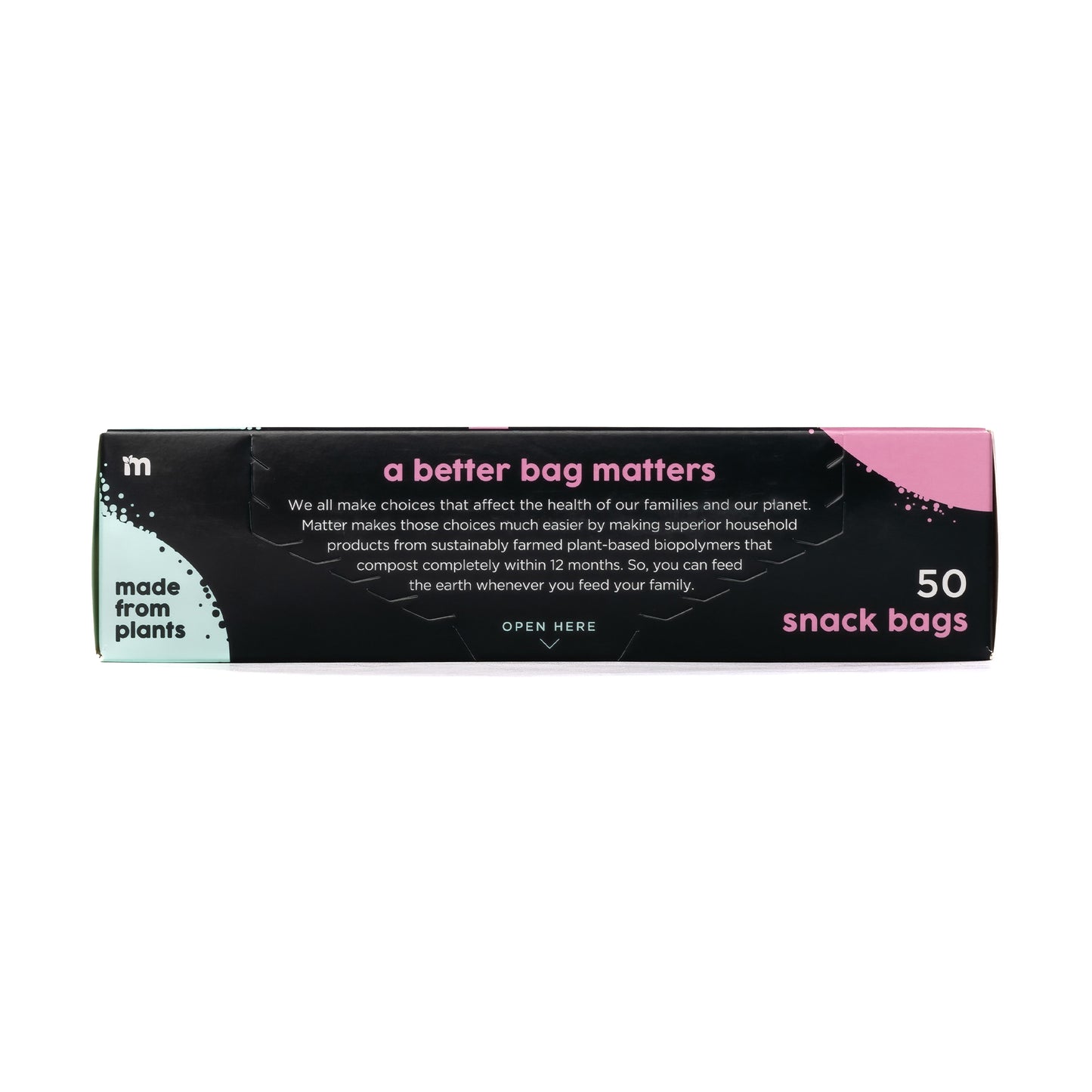 Matter Compostable Snack Bags - 50 Count - 3 Pack
