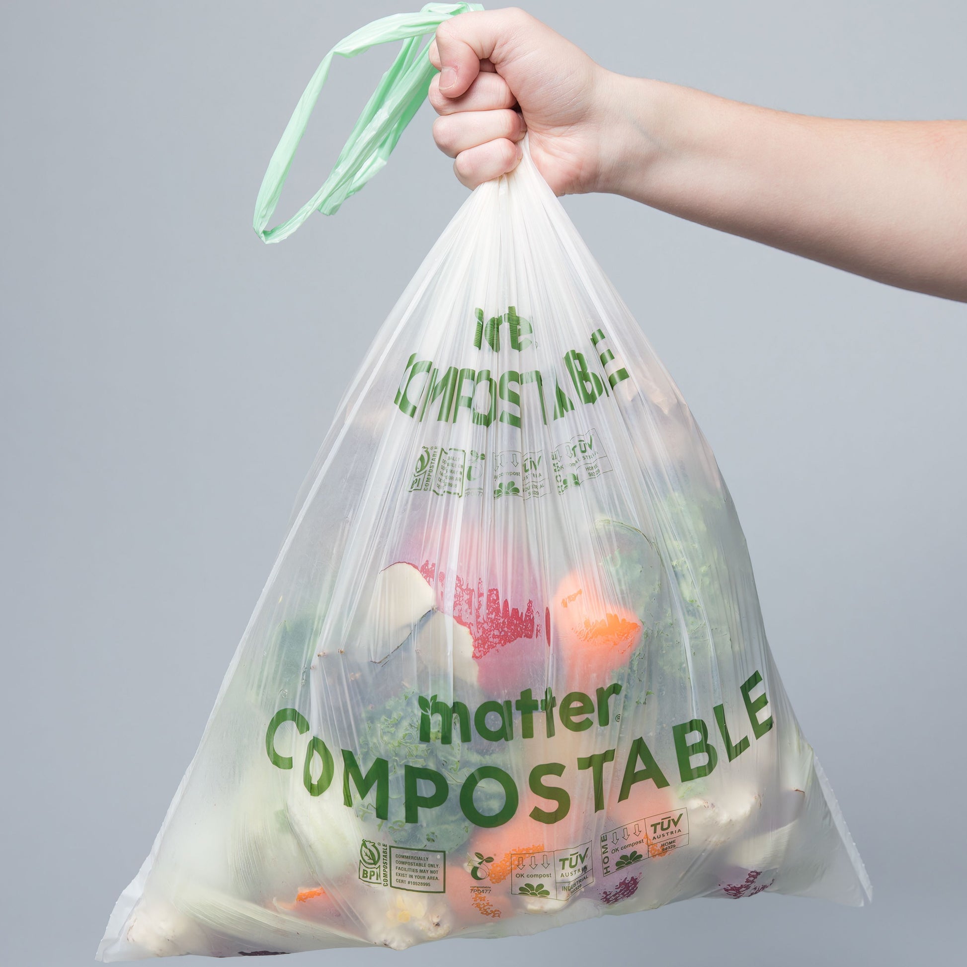 Bag-To-Nature 3 Gal. Compostable Green Trash Bag (20-Count