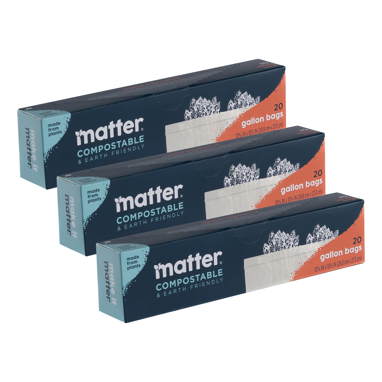 Matter Compostable Gallon Bags - 3 Pack