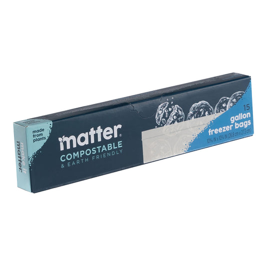 Matter Compostable Gallon Freezer Bags - 15 Count