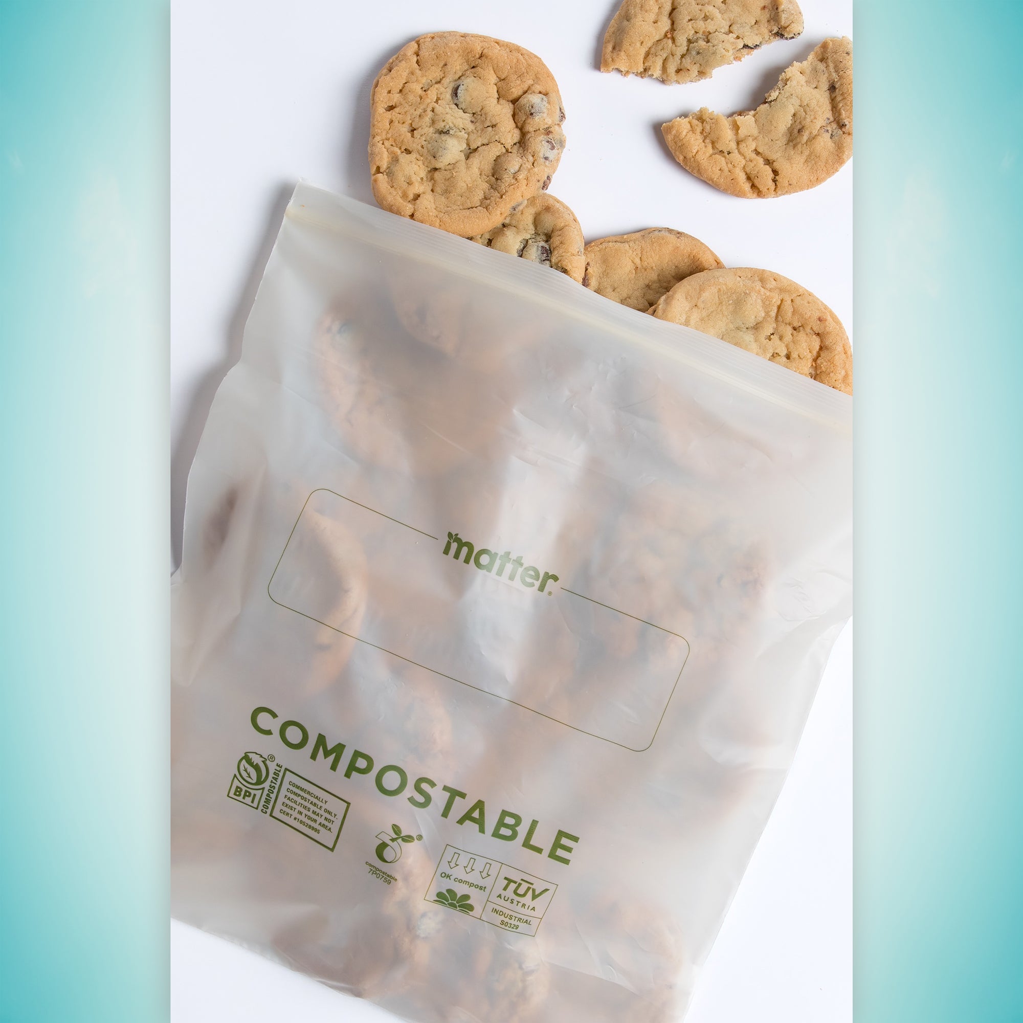 Matter Compostable Gallon Freezer Bags 15 Count Shop Matter