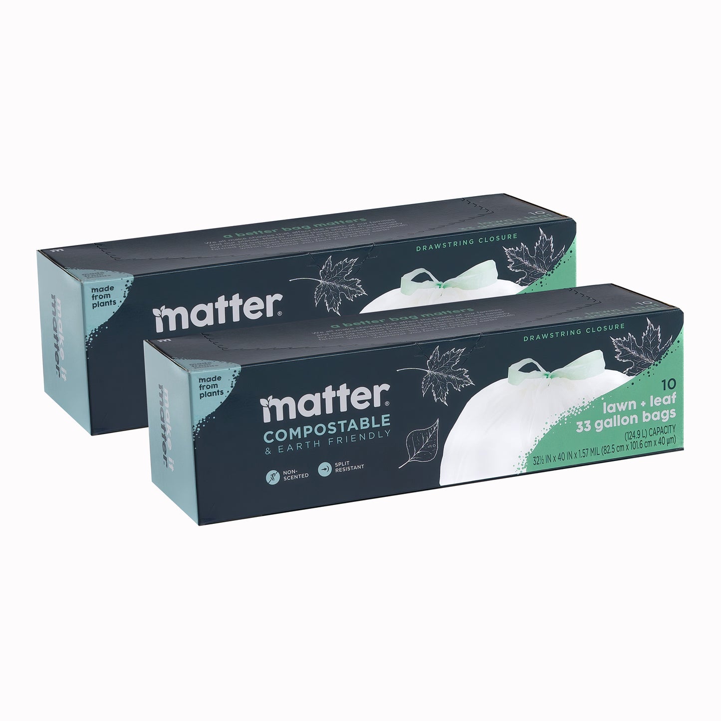 Matter Compostable Lawn & Leaf 33-Gallon Bags - 2 Pack