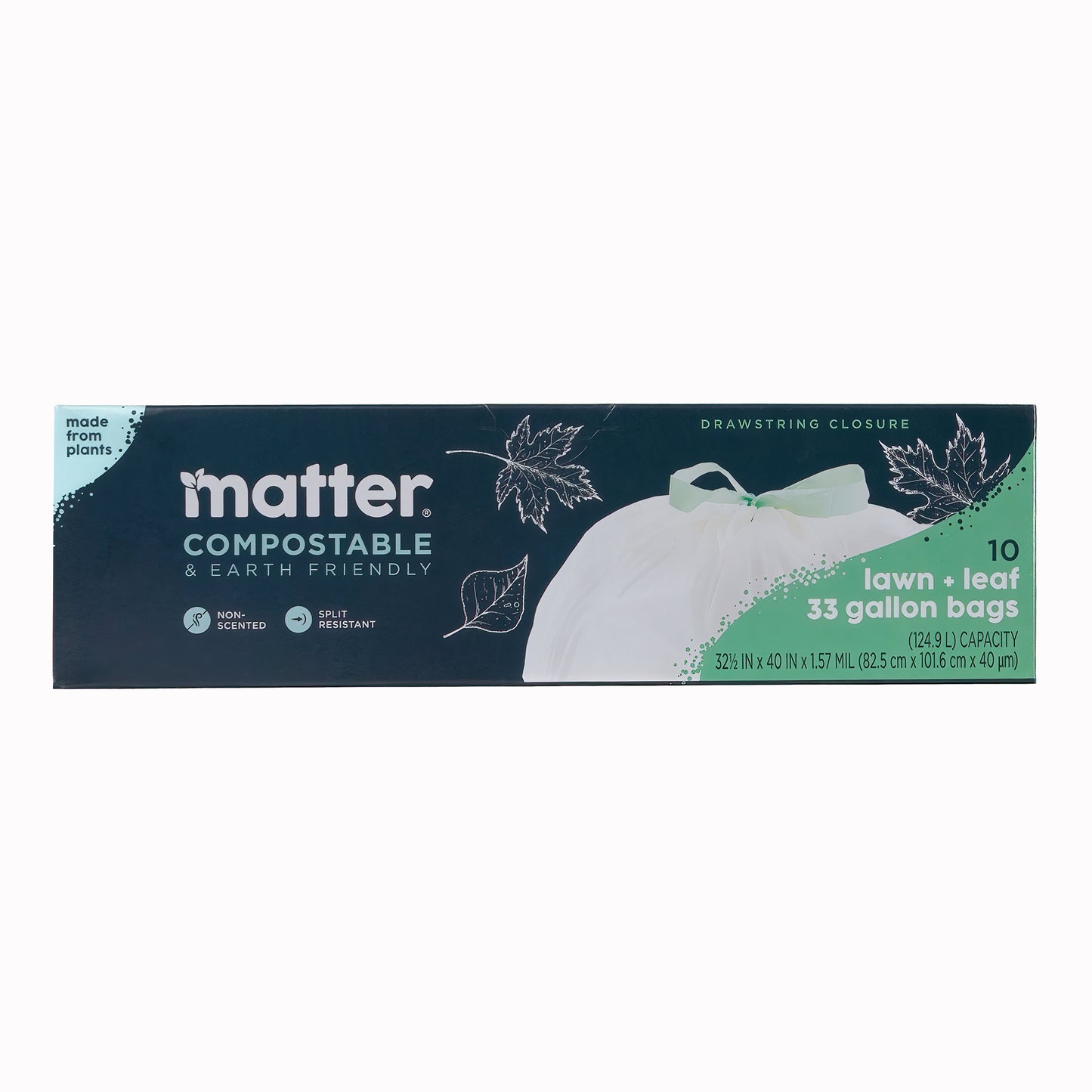 Matter Compostable Lawn & Leaf 33-Gallon Bags - 10 Count