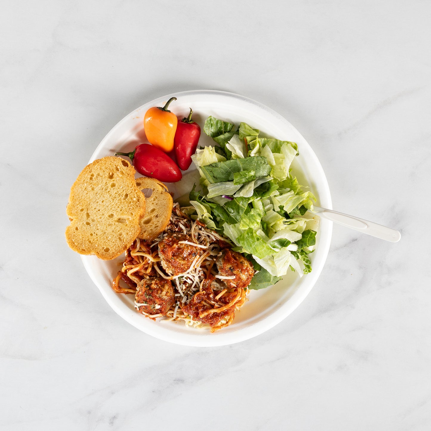 Matter Compostable 10-Inch White Plates - 20 Count