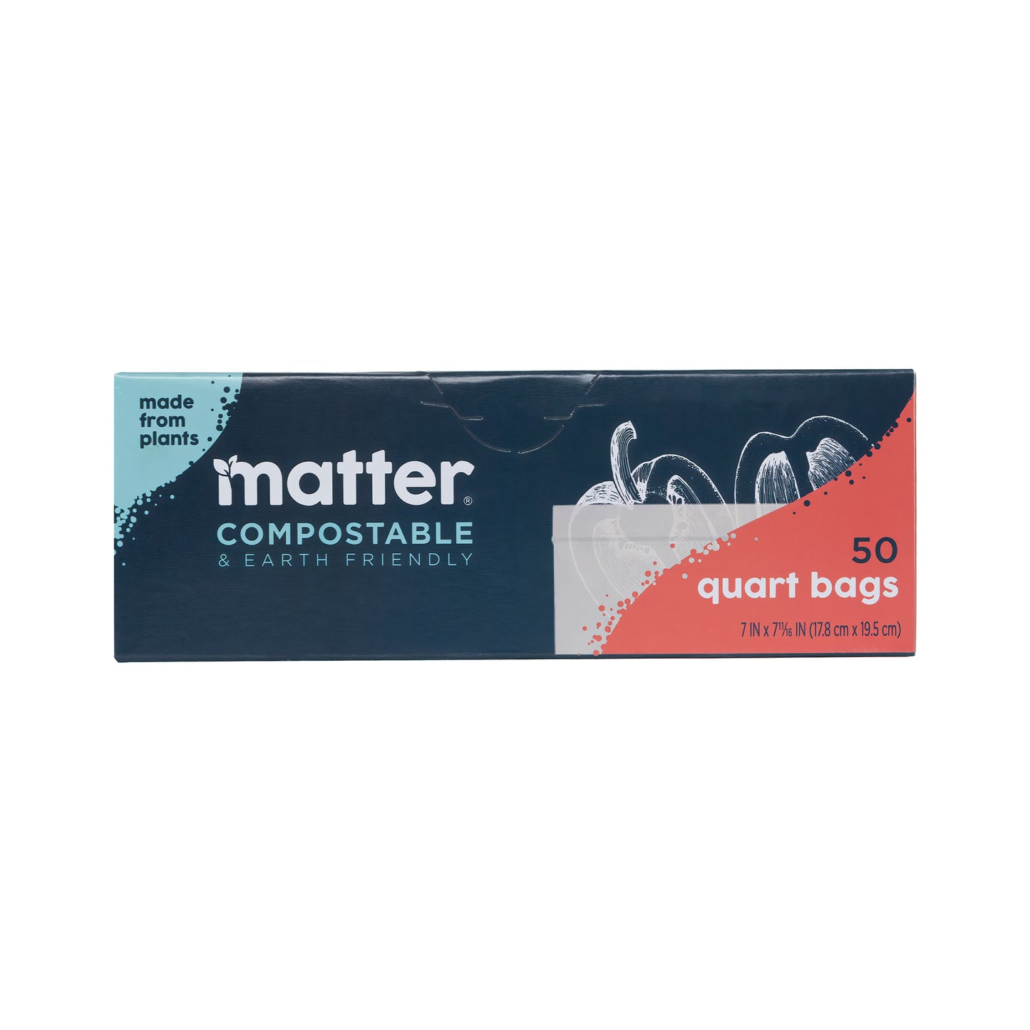 Matter Compostable Quart Bags - 50 Count